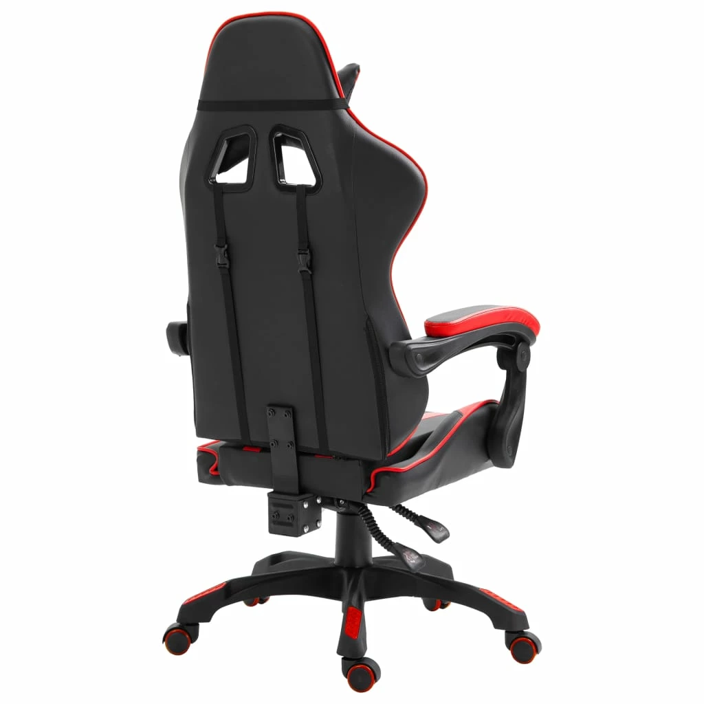 Sedia Da Gaming Rossa In Similpelle Cod Mxl 63358 - immagine 4
