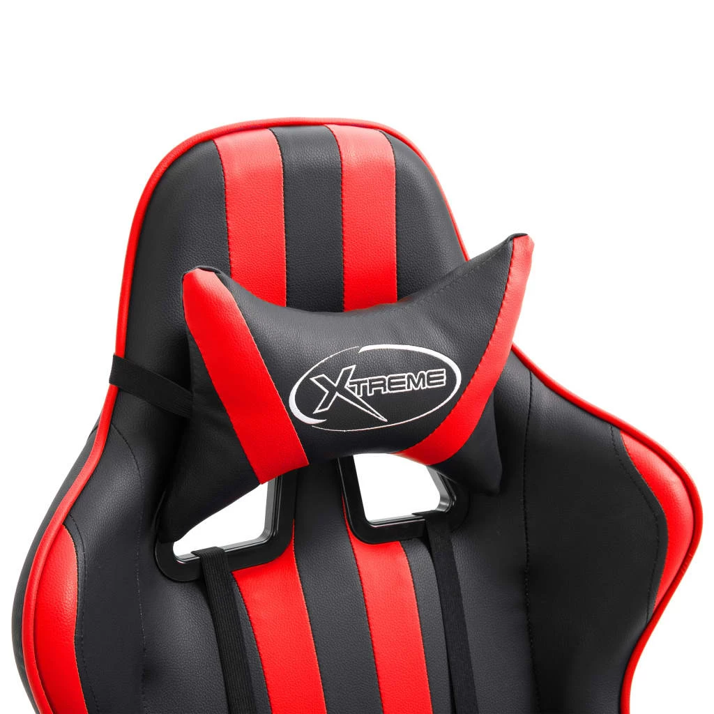 Sedia Da Gaming Rossa In Similpelle Cod Mxl 63358 - immagine 5