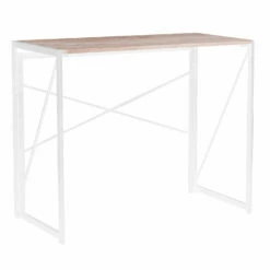 Lolie  - Scrivania Pieghevole In Legno E Metallo - 100x50x75 Cm