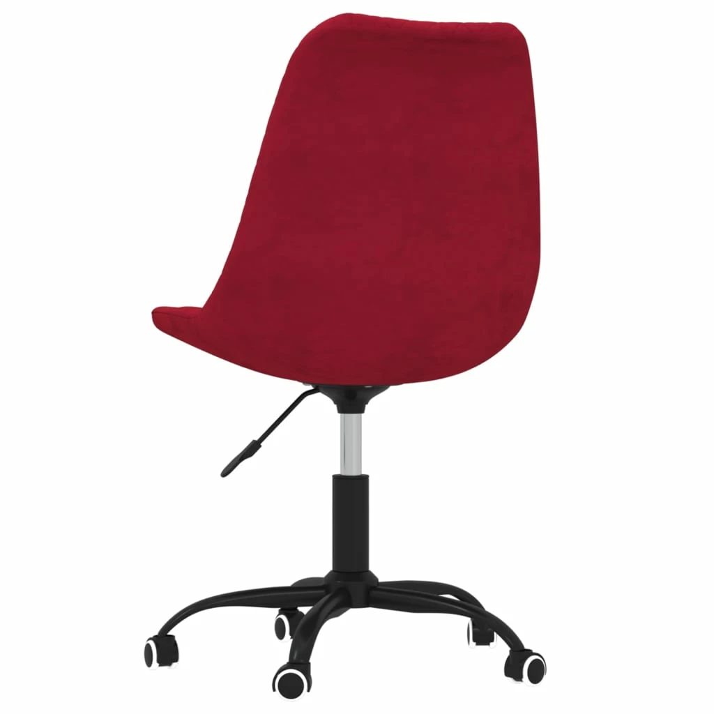 Sedia Da Ufficio Girevole Rosso Vino In Tessuto Cod Mxl 27136 - immagine 5