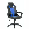Silverstone - Sedia Gaming In Pu + Pl E Nylon Nero E Blu