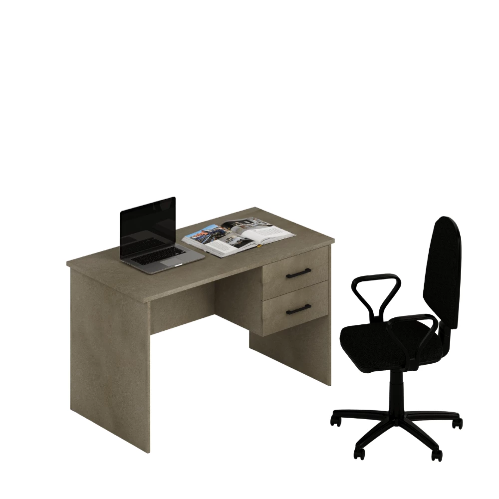 Scrivania Due Cassetti Tiffany 119x64x75h Colore Argilla