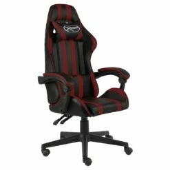 Sedia Da Gaming Nero E Rosso Vino In Similpelle Cod Mxl 5725