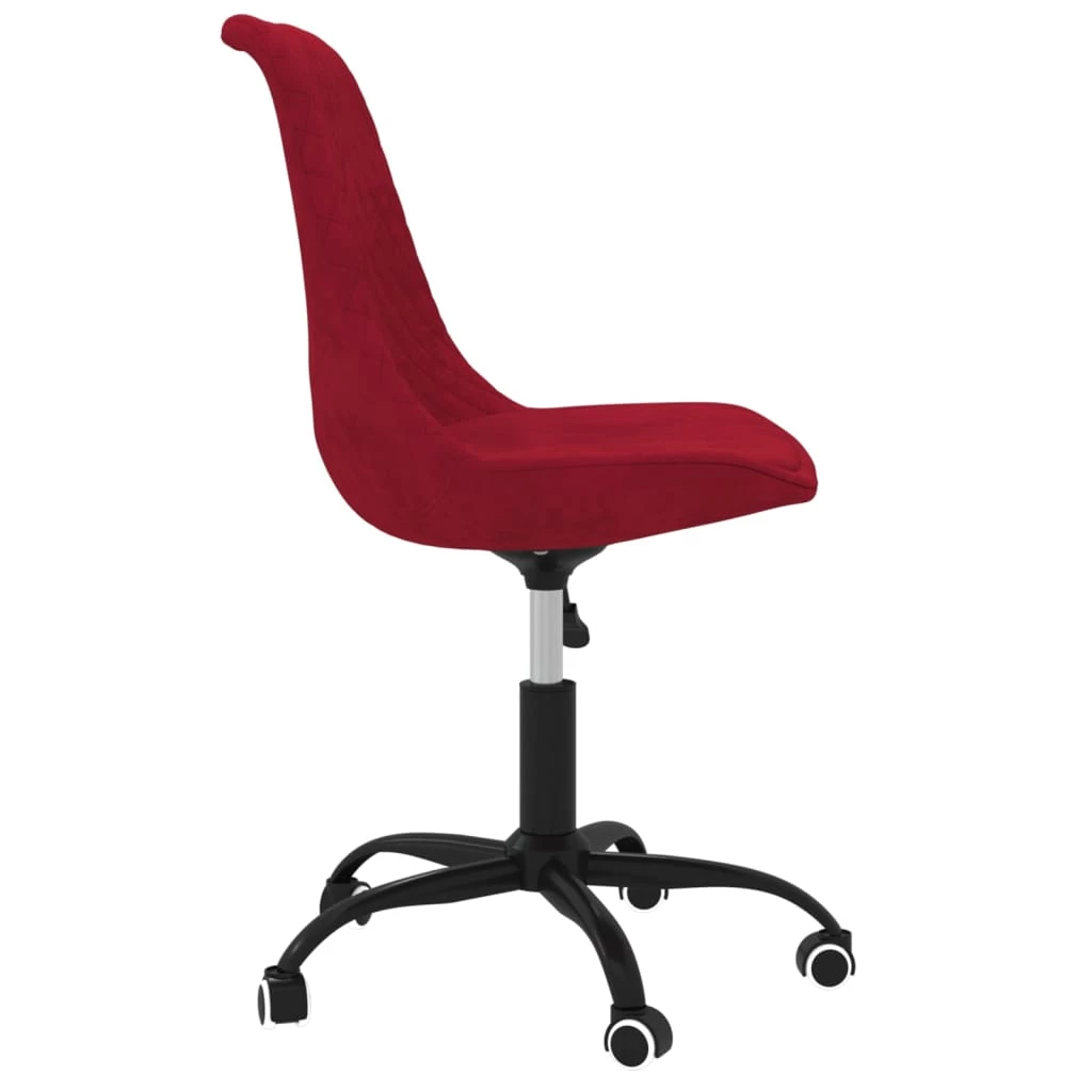 Sedia Da Ufficio Girevole Rosso Vino In Tessuto Cod Mxl 27136 - immagine 4