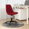 Sedia Da Ufficio Girevole Rosso Vino In Tessuto Cod Mxl 27136