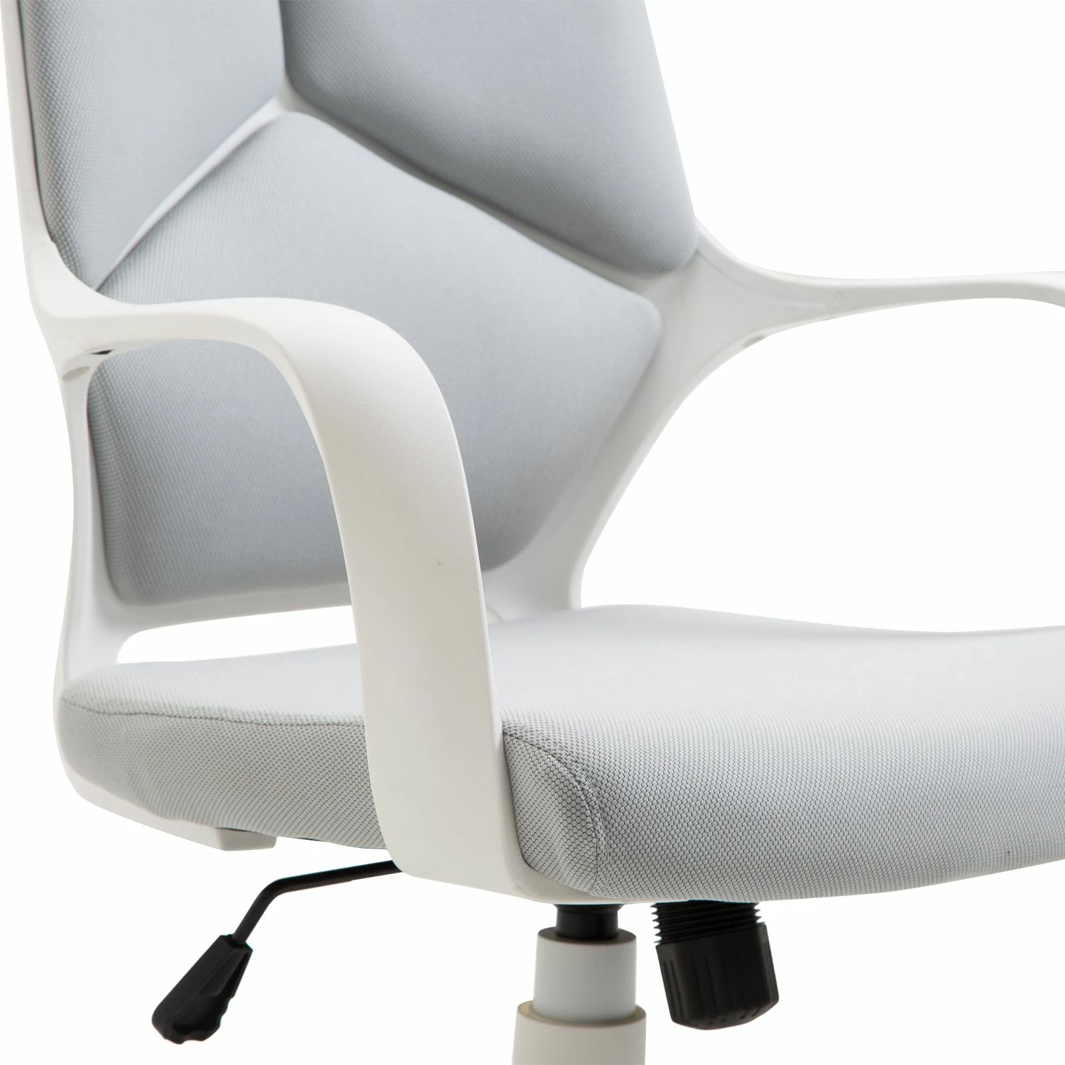 Sedia Da Ufficio Ergonomica Poltrona Presidenziale In Tessuto Regolabile E Girevole In Mesh, Grigio