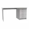 Scrivania Laury 121x55x74 Cm Per Casa E Ufficio Colore Bianco