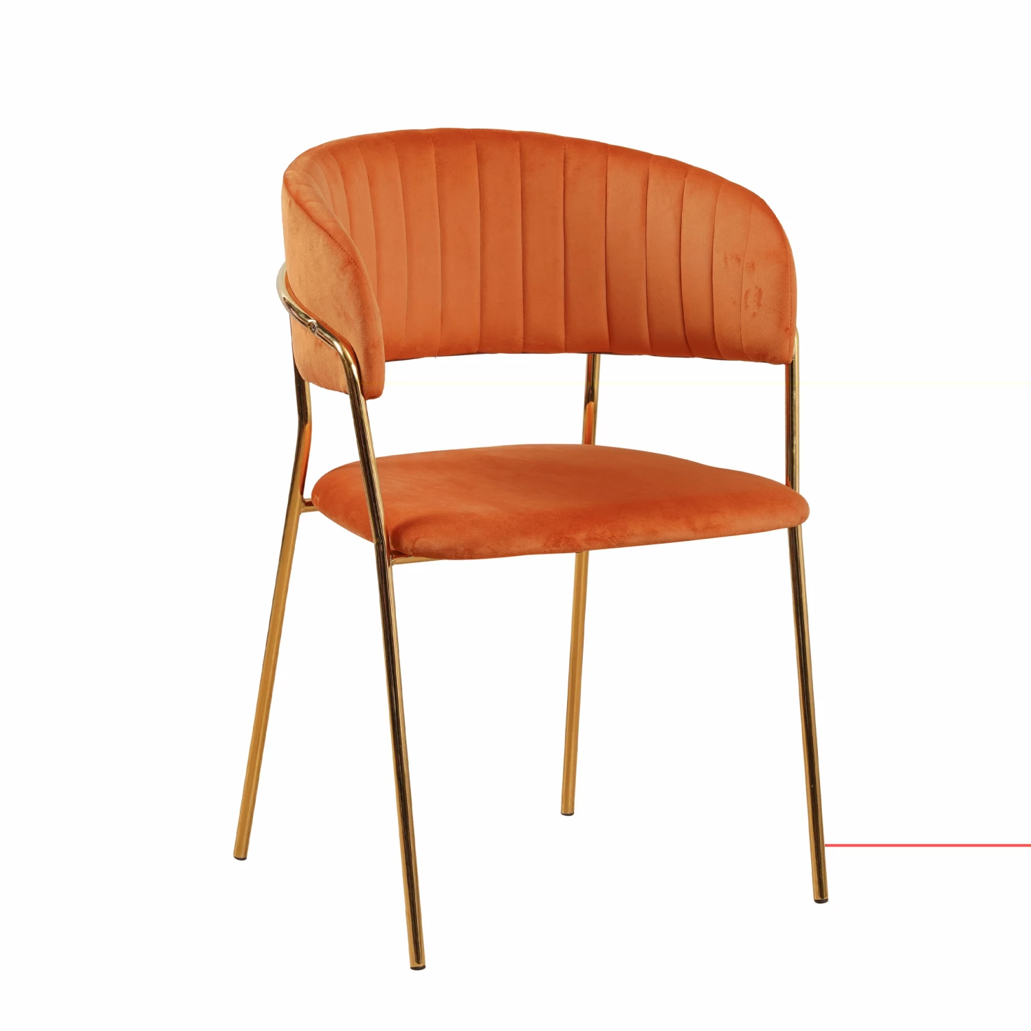 Set Da 2, POLTRONA ARTEMISIA VELLUTO RUGGINEu002FCROMO ORO