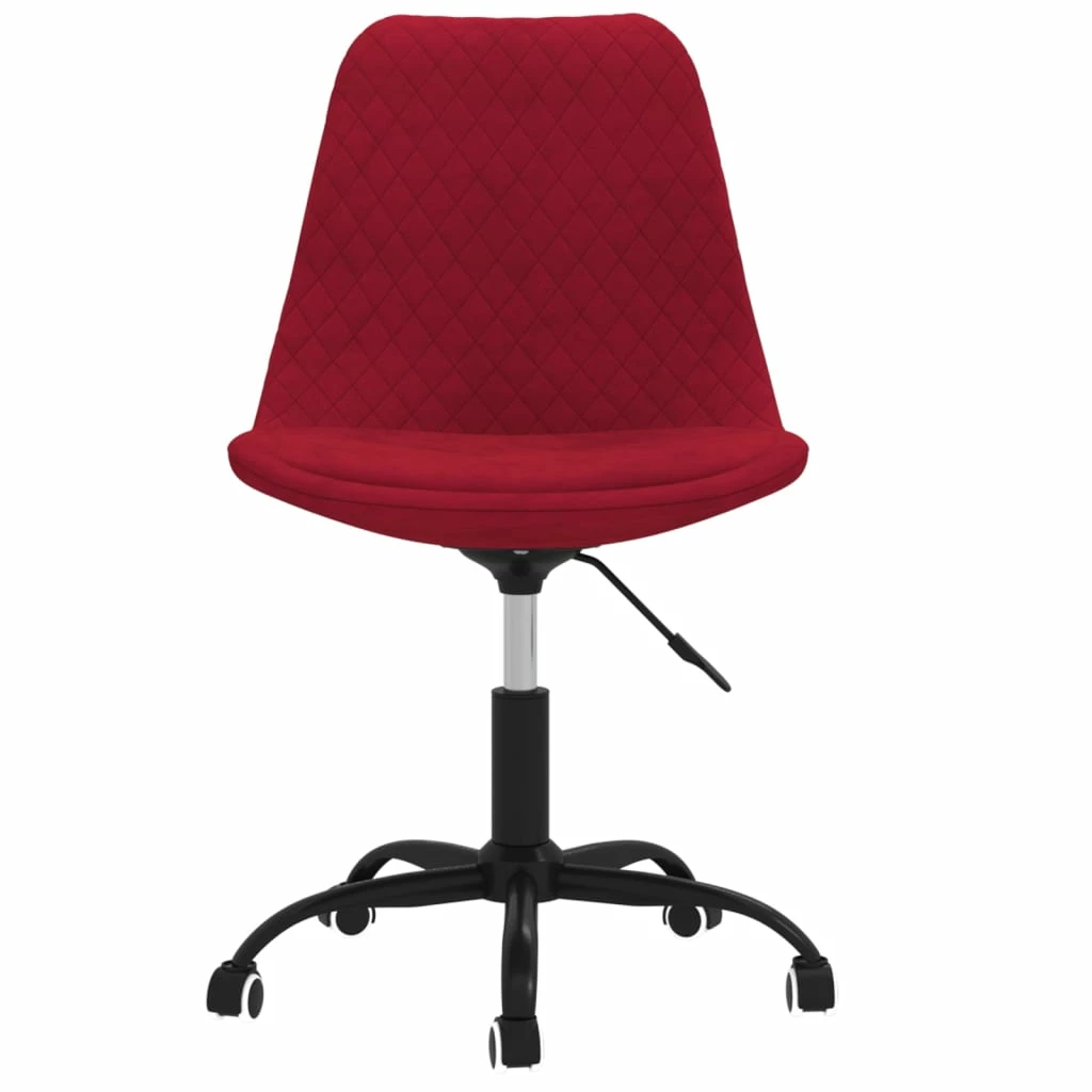 Sedia Da Ufficio Girevole Rosso Vino In Tessuto Cod Mxl 27136 - immagine 3