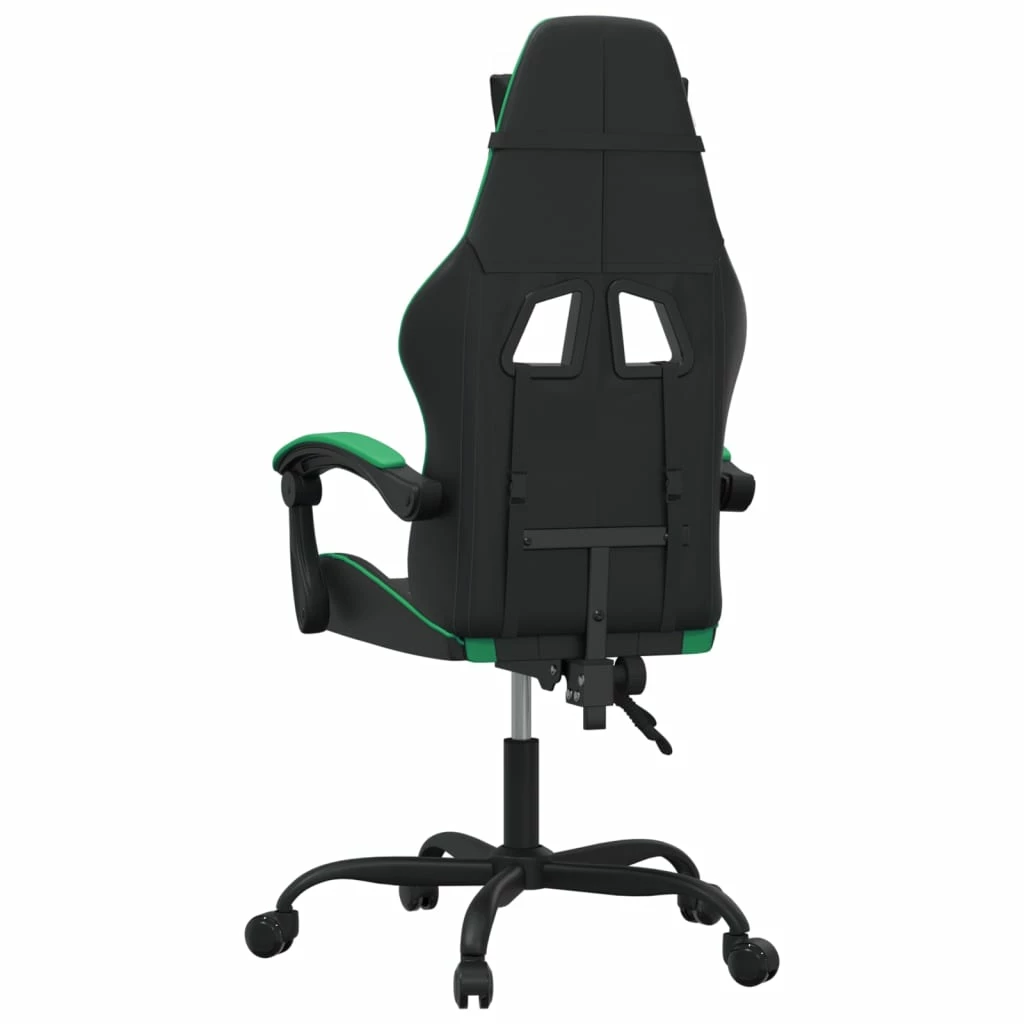 Sedia Da Gaming Nera E Verde In Similpelle Cod Mxl 61265 - immagine 3
