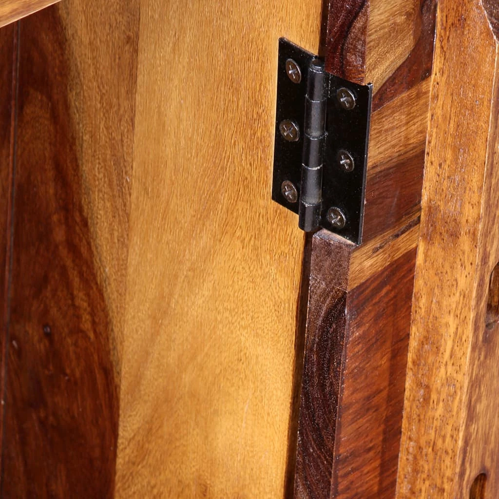 Scrivania Con 1 Cassetto 1 Armadietto Legno Massello Dalbergia Cod Mxl 64277 - immagine 6