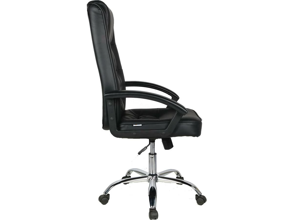 Poltrona Da Ufficio A Rotelle Charles Nera - immagine 3