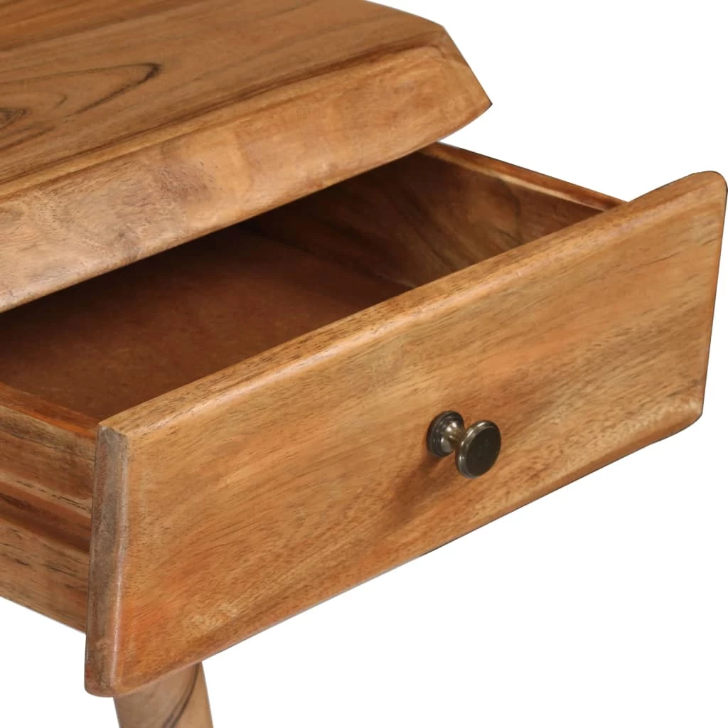 Scrittoio In Legno Massello Di Acacia 110x50x76 Cm Cod Mxl 70860 - immagine 8